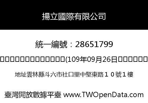揚立國際有限公司