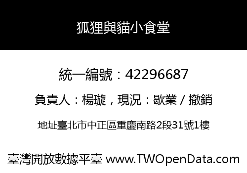 狐狸與貓小食堂