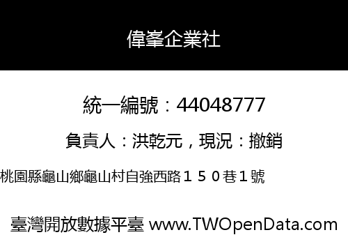 偉峯企業社