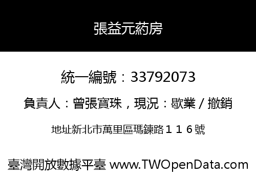 張益元葯房