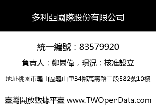 多利亞國際股份有限公司
