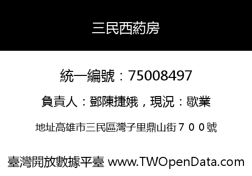 三民西葯房