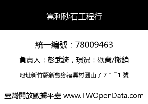 嵩利砂石工程行