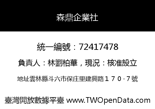 森鼎企業社