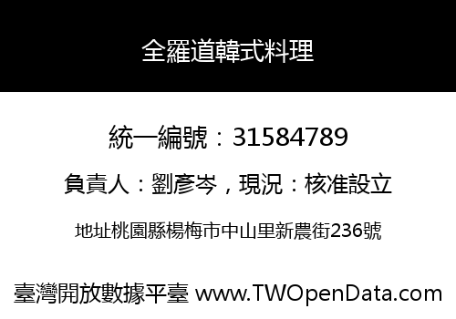 全羅道韓式料理