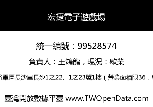 宏捷電子遊戲場