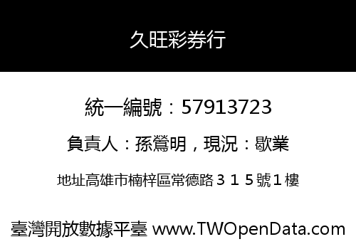久旺彩券行