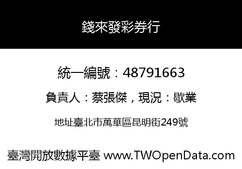 錢來發彩券行