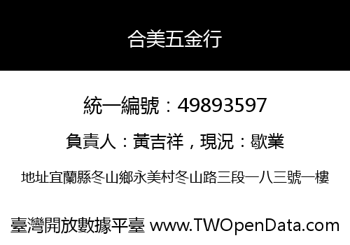 合美五金行