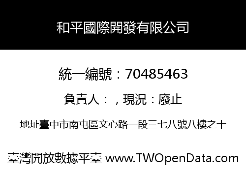 和平國際開發有限公司