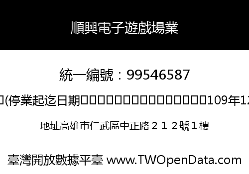 順興電子遊戲場業
