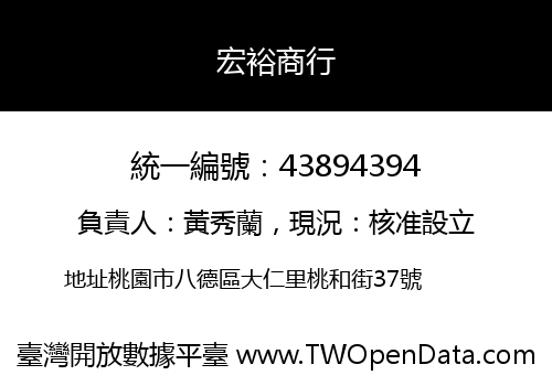 宏裕商行