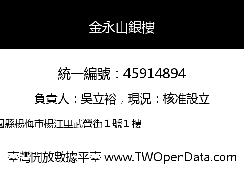 金永山銀樓