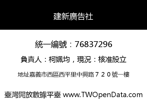 建新廣告社