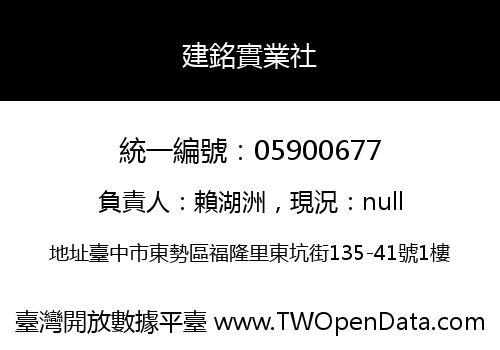 建銘實業社