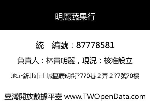 明麗蔬果行