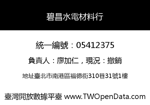 碧昌水電材料行