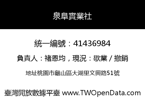 泉阜實業社