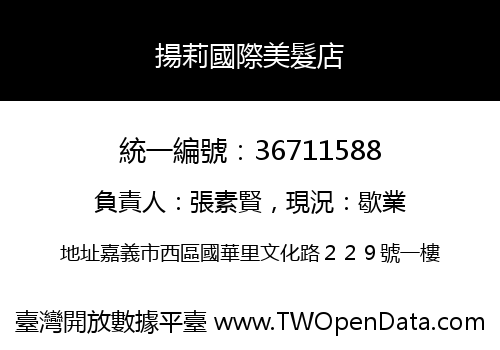 揚莉國際美髮店