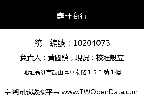 鑫旺商行