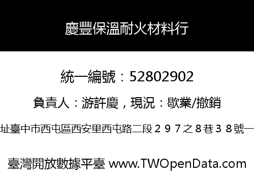 慶豐保溫耐火材料行