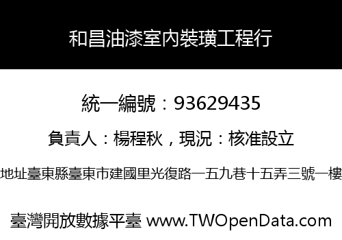 和昌油漆室內裝璜工程行