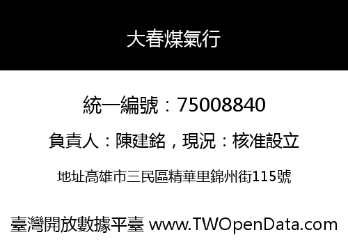 大春煤氣行