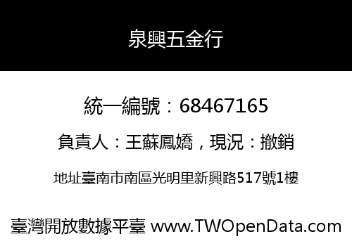 泉興五金行