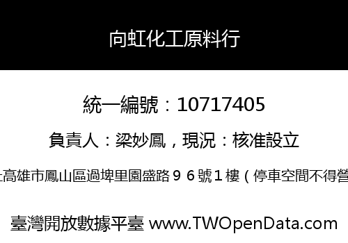向虹化工原料行