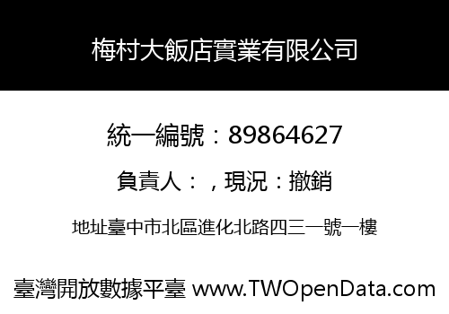 梅村大飯店實業有限公司