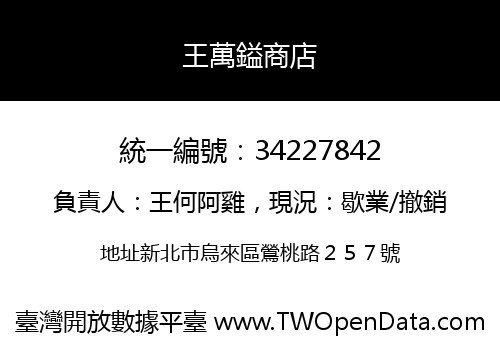 王萬鎰商店