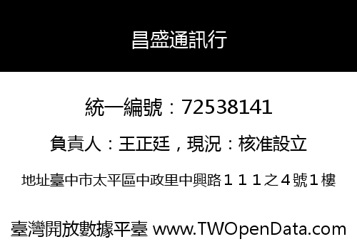 昌盛通訊行