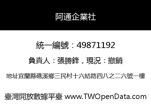 阿通企業社