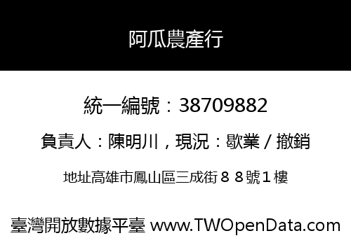 阿瓜農產行