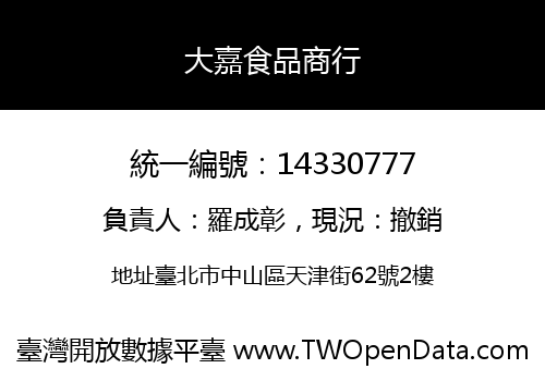 大嘉食品商行