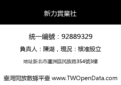 新力實業社