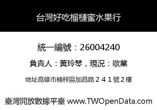 台灣好吃榴槤蜜水果行