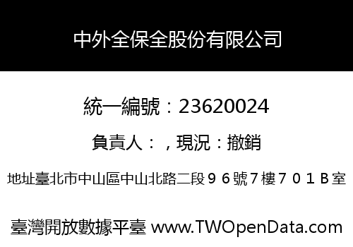中外全保全股份有限公司