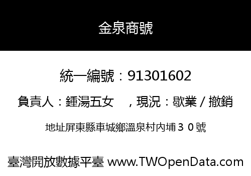 金泉商號