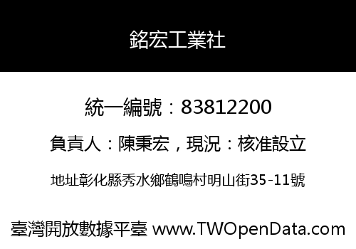 銘宏工業社
