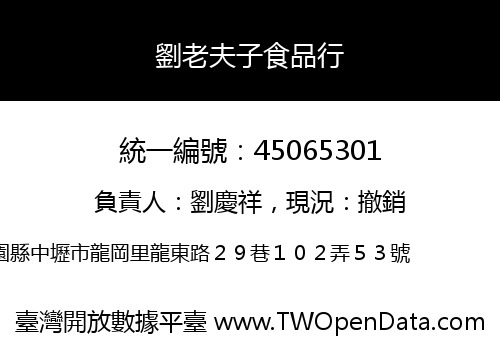 劉老夫子食品行