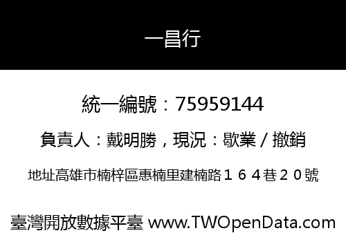 一昌行