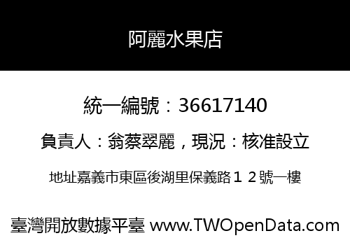 阿麗水果店
