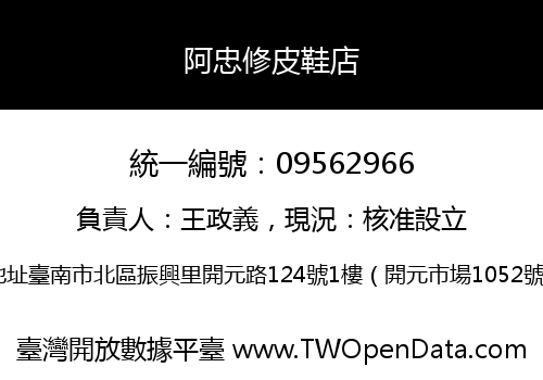 阿忠修皮鞋店