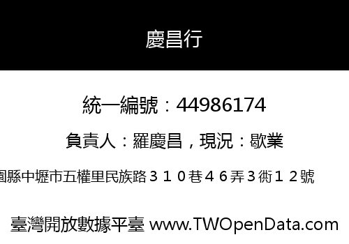 慶昌行