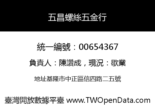 五昌螺絲五金行