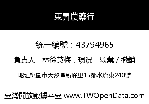 東昇農藥行