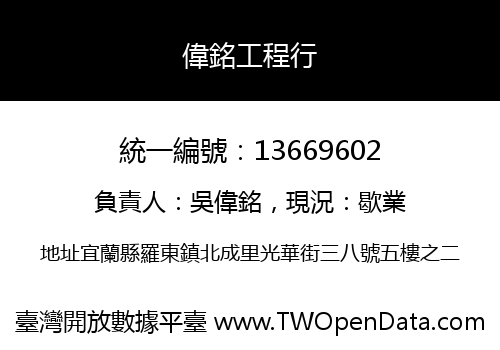 偉銘工程行