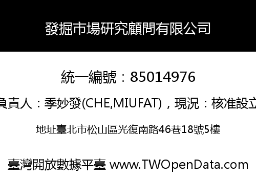 發掘市場研究顧問有限公司