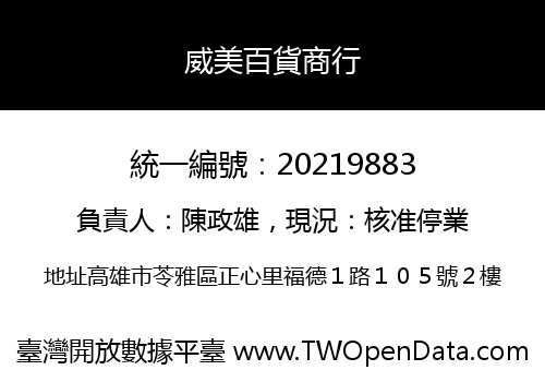 威美百貨商行